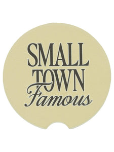 Simply Southern Car Coasters – 2.75"x0.25" absorbent stone inserts, fit any car cup holder, available in 14 designs from Sweet Southern Charm