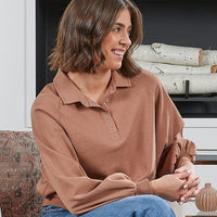 Snap Polo - Umber
