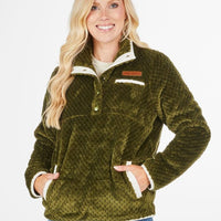 Simply Soft Pullover - Olive