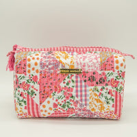 Quilted Cosmetic Bag - Multi Floral