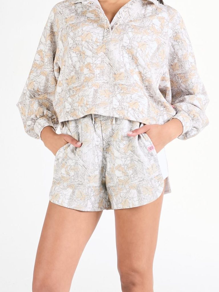 Printed Lounge Shorts - Camo White (CAMOWHT)