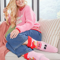 Fuzzy Holiday Camper Socks