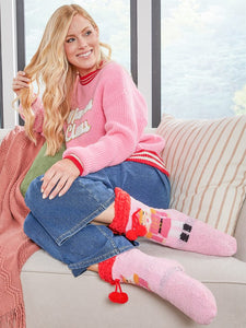Fuzzy Holiday Camper Socks