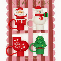 Holiday Straw Toppers