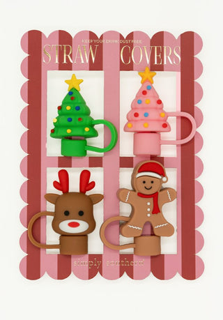 Holiday Straw Toppers