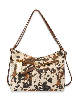 Claire Suede Bag - Cow Print