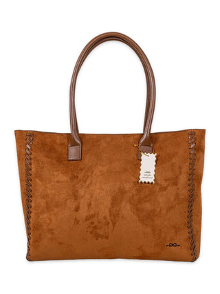 Emercy Suede Bag - Brown