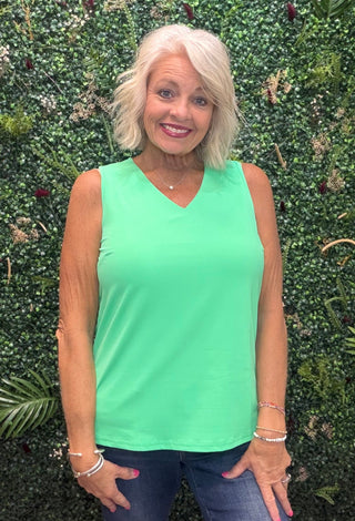 Sleeveless V-Neck Tank - KGCL