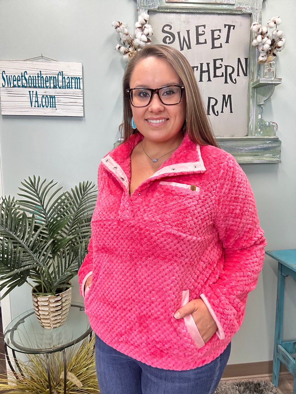 Simply Soft Pullover - Pink