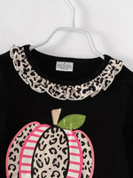 Leopard Pumpkin Ruffle Toddler Outfit
