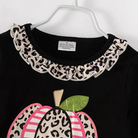 Leopard Pumpkin Ruffle Toddler Outfit