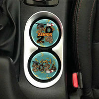 Turquoise Graduation Car Coaster Set