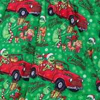 Grinch Car Ride Toddler Dress
