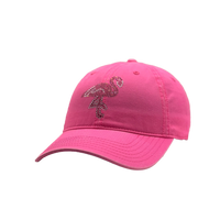 Neon Pink Crystal Baseball Hat