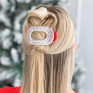 Teleties Flat Round Clip - Festive Feels
