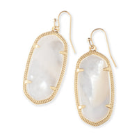 4217702406 - Elle Drop Earring Gold in Ivory Mother of Pearl