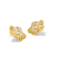 9608865450 Dira Crystal Statement Stud Gold in White Crystal