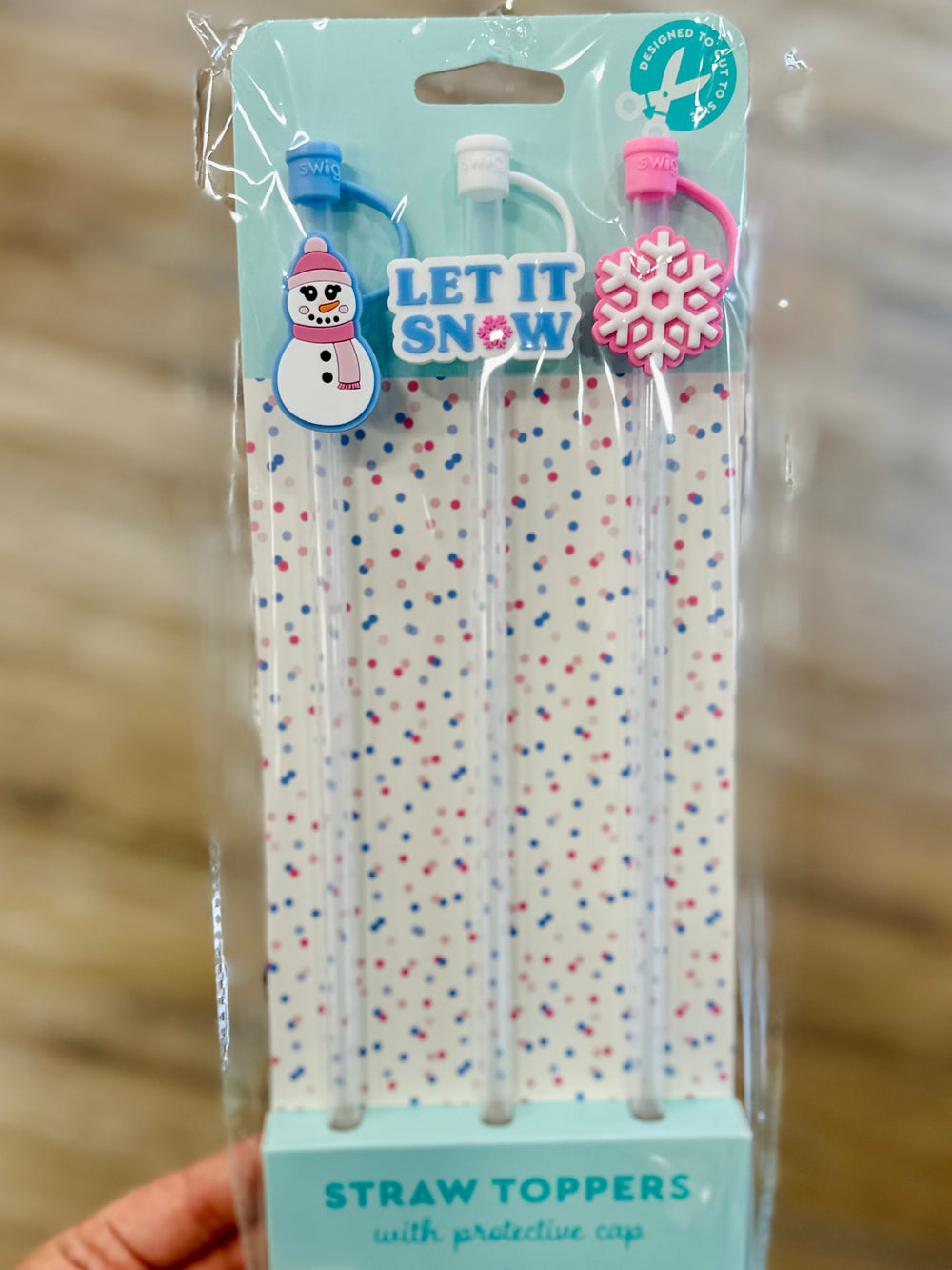 Ms. Frost Straw Topper Set