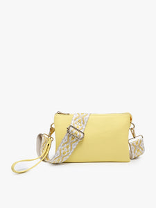 Pale Yellow - Izzy Crossbody with Guitar Strap