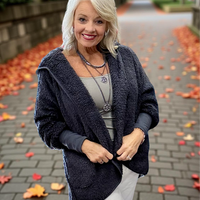 Comfort Cardigan - Charcoal