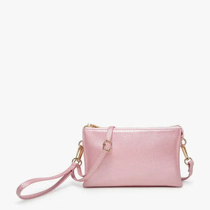 Rose Quartz - Riley Crossbody/Wristlet