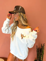 If Im the Problem Off-Shoulder Sweatshirt
