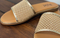 Just Meshin With Ya Sandal - Gold
