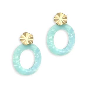 Aqua Mackenzie Earrings