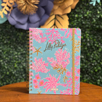 Lilly Pulitzer - Large 17 Month Agenda - Royal Coral