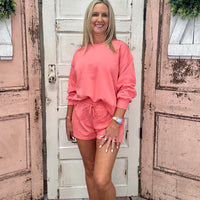 Millie Sweatshirt - Coral