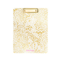 Acrylic Clipboard - Gold Pattern Play