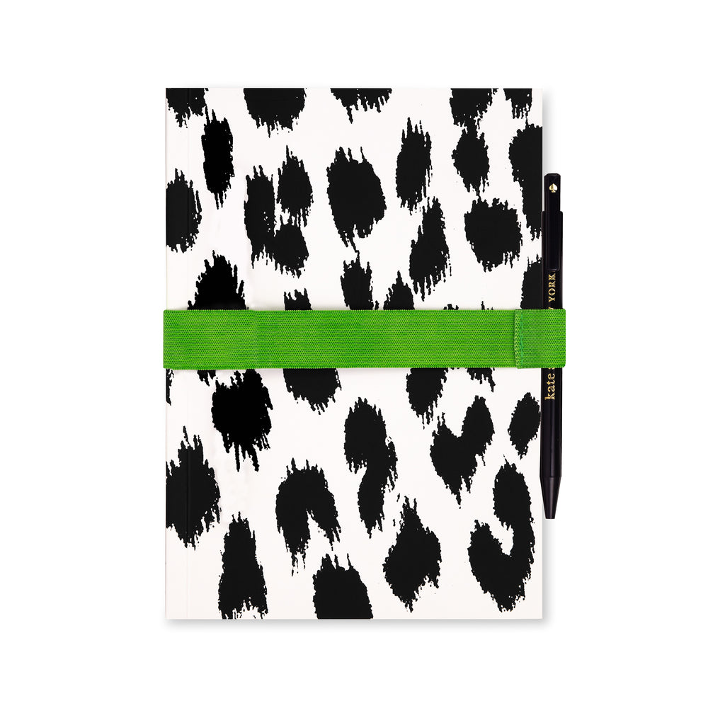 Notebook with Pen - Modern Leopard