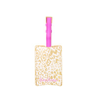 Luggage Tag - Gold Pattern Play