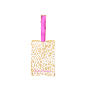 Luggage Tag - Gold Pattern Play