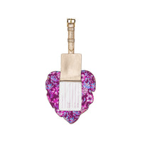 Shaped Luggage Tag -Amarena Cherry Tropical with a twist