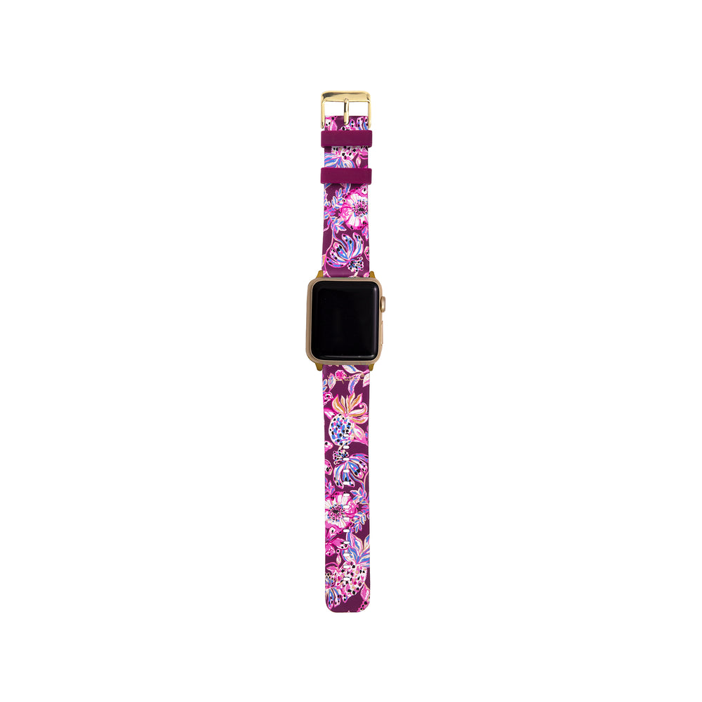 Silicone Apple Watch Band - Amarena Cherry Tropical