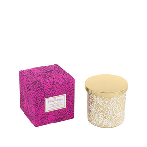 Medium Candle Grape Fruit Scent - Gold Pattern Play