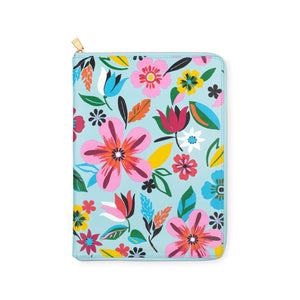 Notepad Zip Folio - Safari Floral