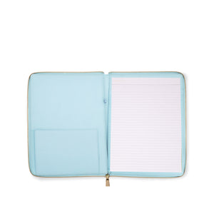 Notepad Zip Folio - Safari Floral