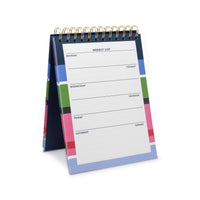 Desktop Weekly List Planner - Sunny Day Stripe
