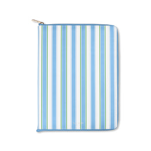 Notepad Zip Folio - Daisy Stripe
