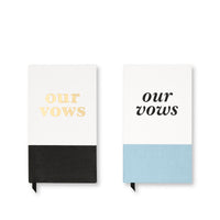 Vow Journal Set - Our Vows