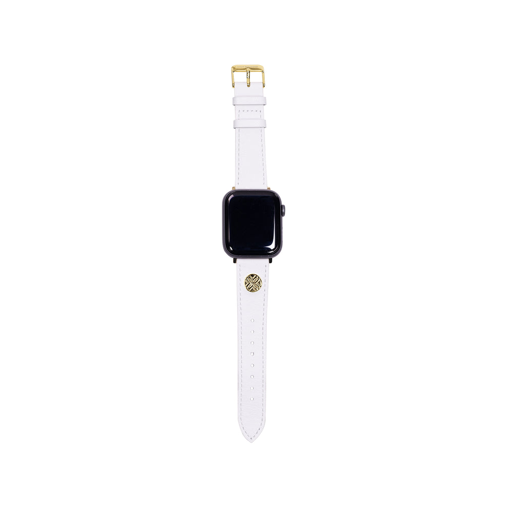 Leather Apple Watch Band - Resort White