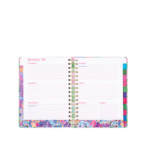 Lilly Pulitzer - Large 17 Month Agenda - Royal Coral