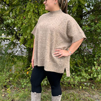 Rebecca Sweater - Tan Speckled