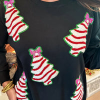 Bow Christmas Treat Pullover