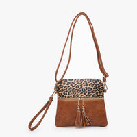 Tara Crossbody/Wristlet - Leopard