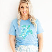 Turtally Cool Tee - Ocean Blue