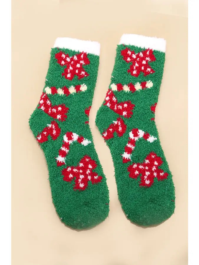 Christmas Holiday Warm Fuzzy Socks