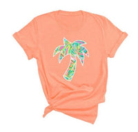 Let's Get Tropical Tee - Sunset
